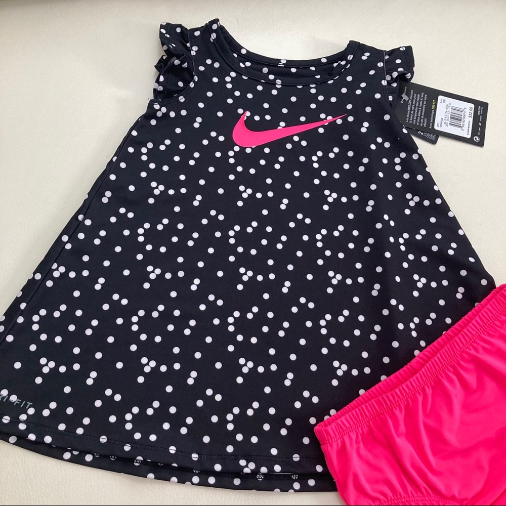 Nike baby girl polka dot dress 2121 - Picture 3 of 4
